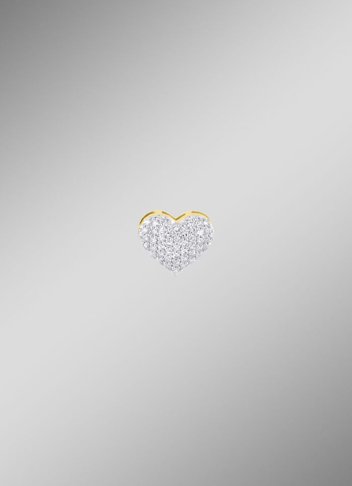 Herz-Anh&auml;nger mit 48 Diamanten 