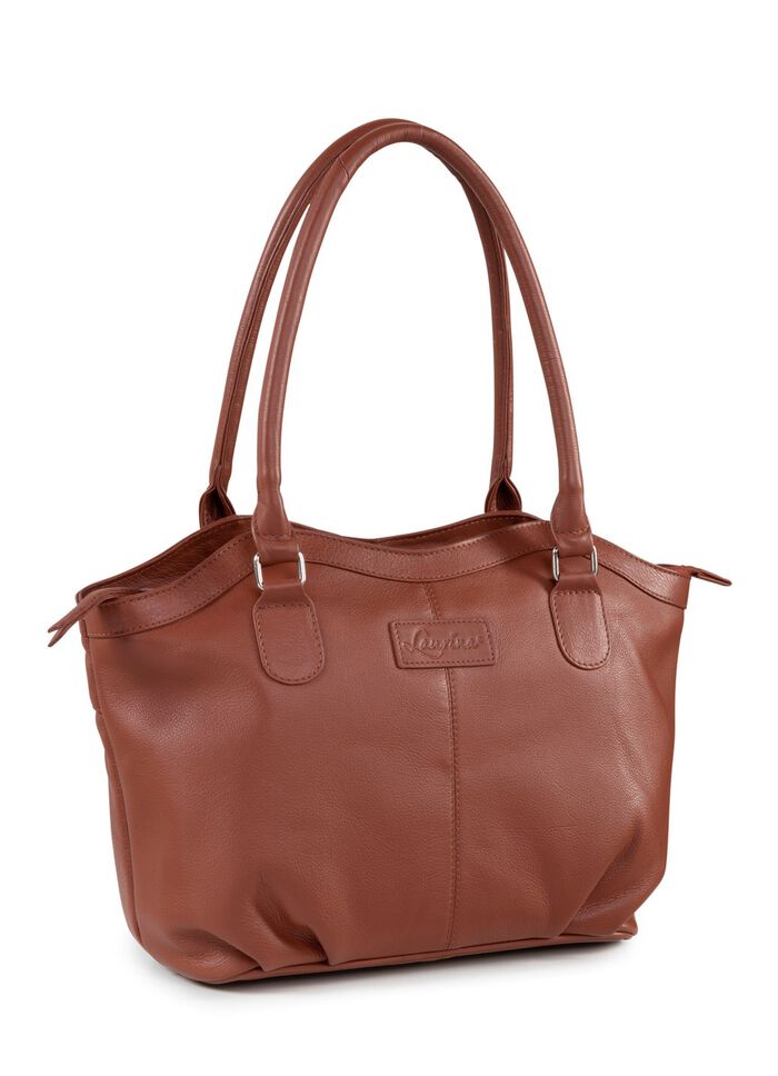 Laurina, Tasche, Damen, aus Leder COGNAC