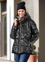 Funktionsjacke mit reflektierendem Print 