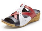 Gemini Pantolette mit Nietenzier BLAU-WEISS-ROT