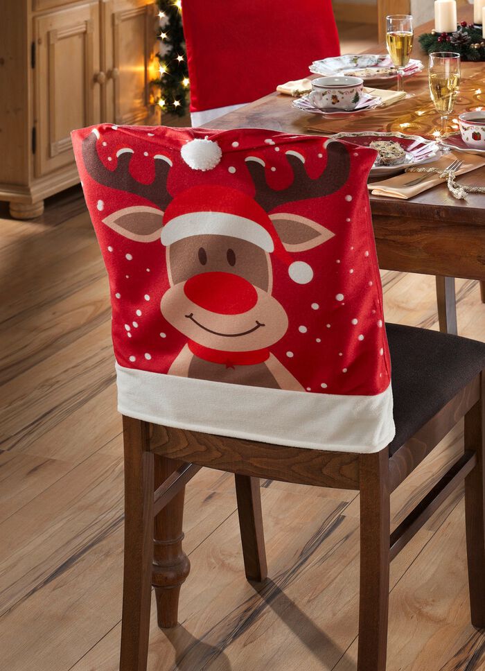 Stuhlhussen aus weichem Fleece 