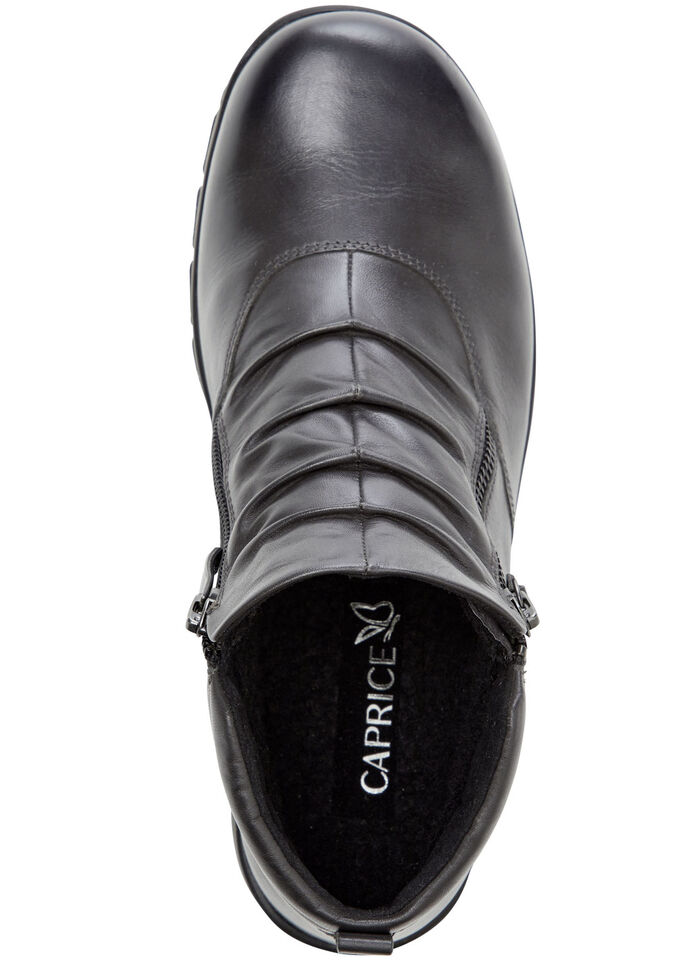 ELENA EDEN, gefütterte Damen-Boots, Winterschuhe, Weite H, mit Reißverschluss GRAU