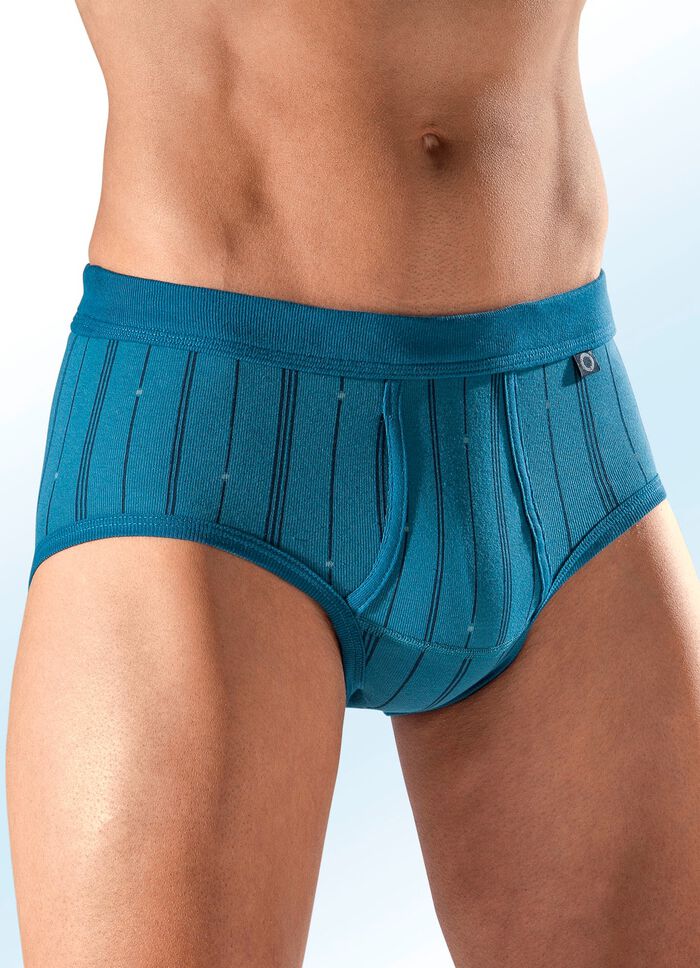 Pfeilring Dreierpack Slips mit Streifendessin 