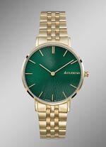 Dugena-Quartz-Damenuhr mit Edelstahlbandgeh&auml;use 