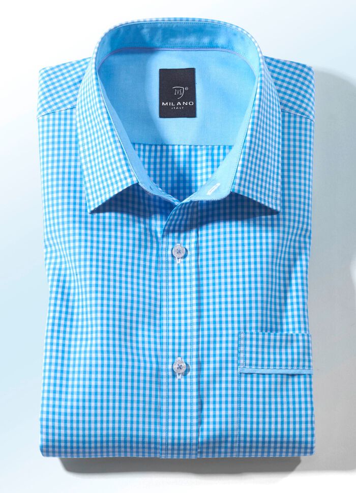 "Milano Italy"- Hemd in Kurz-und Langarm in 4 Farben 