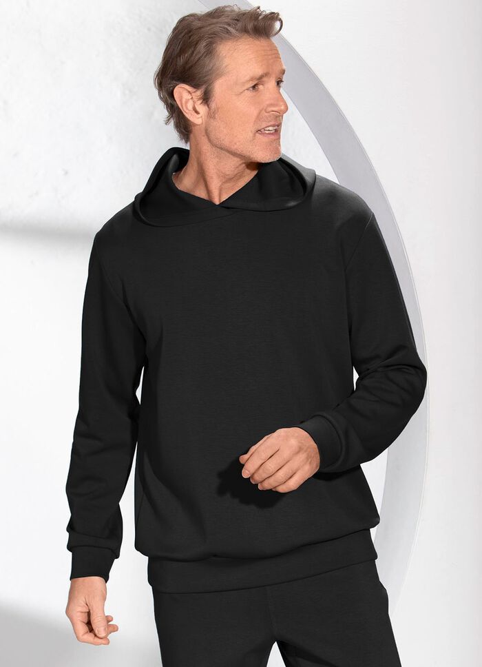 Hoodie von &bdquo;Klaus Modelle&ldquo; in 3 Farben SCHWARZ
