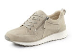 Caprice, trendige Damen-Sneaker, Weite G, mit herausnehmbarem Fußbett BEIGE