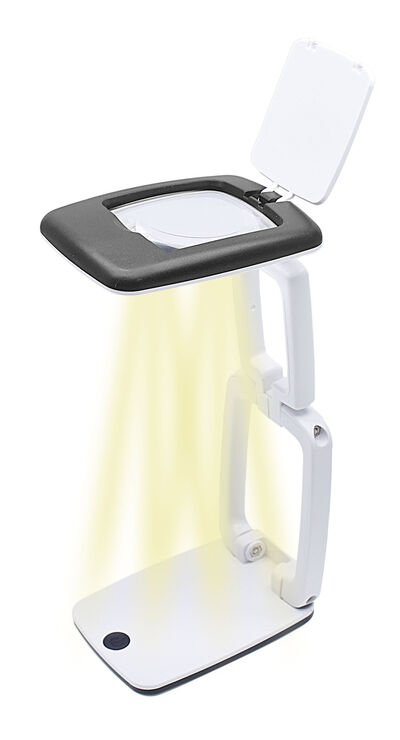 Lupe mit LED-Licht 