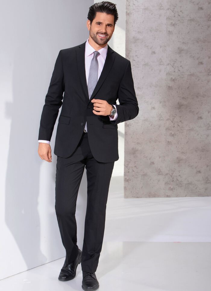 Sakko aus dem Baukasten-Anzug SCHWARZ