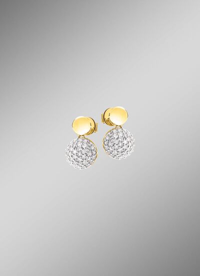 Wundervolle Ohrstecker mit 70 Diamanten 