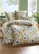 Bettwäsche-Garnitur beidseitig bedruckt 