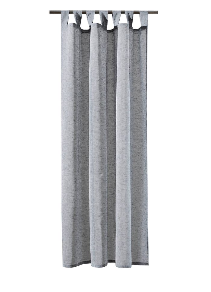 &Uuml;bergardine in Leinenoptik 