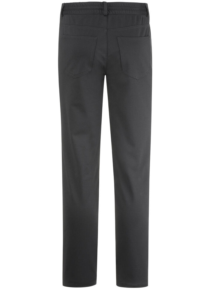 Superstretch-Hose mit Gummibund in 3 Farben SCHWARZ