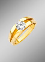 Damenring mit lupenreinem Brillant 