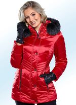 Jacke mit Kunstpelz-Besatz 