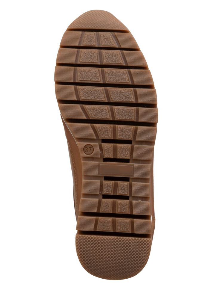 ELENA EDEN, sportliche Damen-Sneaker, Weite H, mit herausnehmbarem Fu&szlig;bett CAMEL