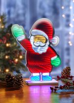 LED-Weihnachtsmann aus Kunststoff 