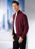 Klassische "King's Road"-Jacke in 3 Farben BORDEAUX MELIERT