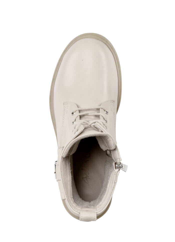 Andrea Conti Stiefelette mit modischen, aufgesetzten Täschchen BEIGE