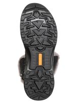 Gef&uuml;tterte Damen-Boots, Winterschuhe, Weite H, mit Rei&szlig;verschluss SCHWARZ