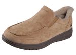SKECHERS, bequeme Herren-Slipper, mit geformter Slip-Ins Fersenplatte CAMEL