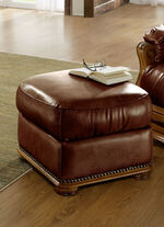 Italienische Polstermöbel mit Bezug aus echtem Leder BRAUN