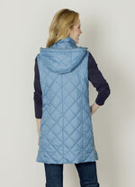 Steppweste mit dekorativem Zierband 