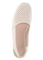 ELENA EDEN Sandale aus luftigem Meshmaterial und Textil mit Metallicschimmer 