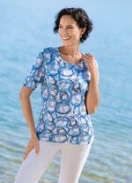 Shirt mit grafischem Dessin 