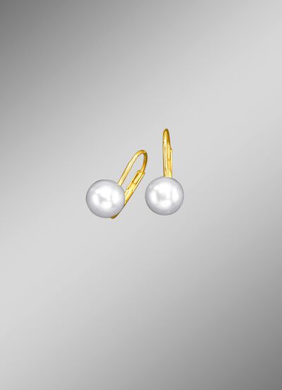 Ohrringe mit S&uuml;&szlig;wasser-Zuchtperlen 