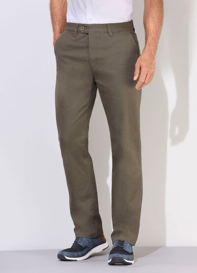 Komfortable Hose mit Dehnbund in 3 Farben 