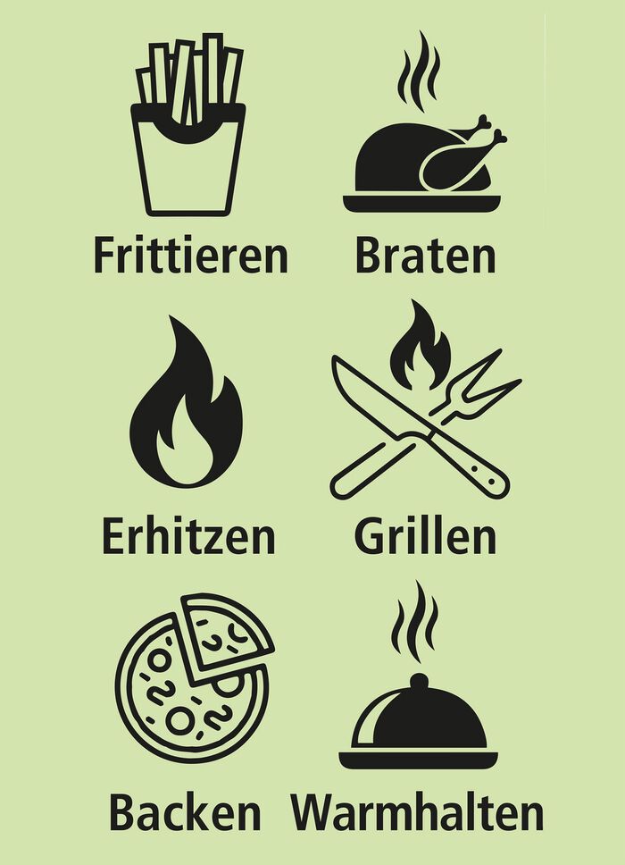 Digitale Hei&szlig;luft-Fritteuse 