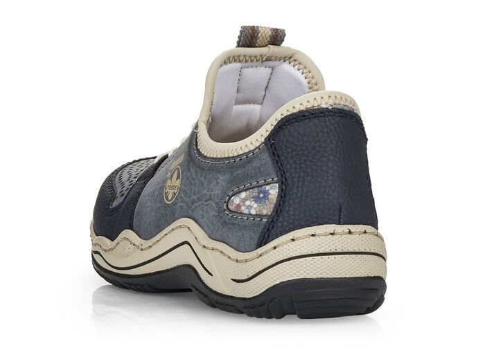 Rieker, sportliche Damen-Sneaker, mit herausnehmbarem Fu&szlig;bett JEANS-BEIGE