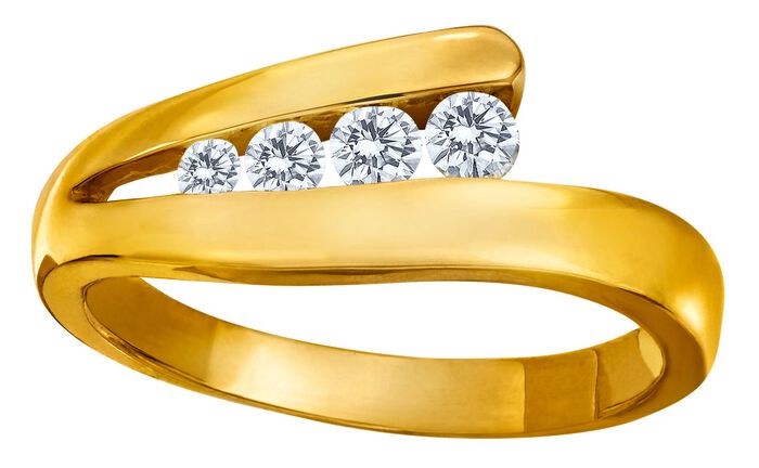 Damenring mit Brillanten 