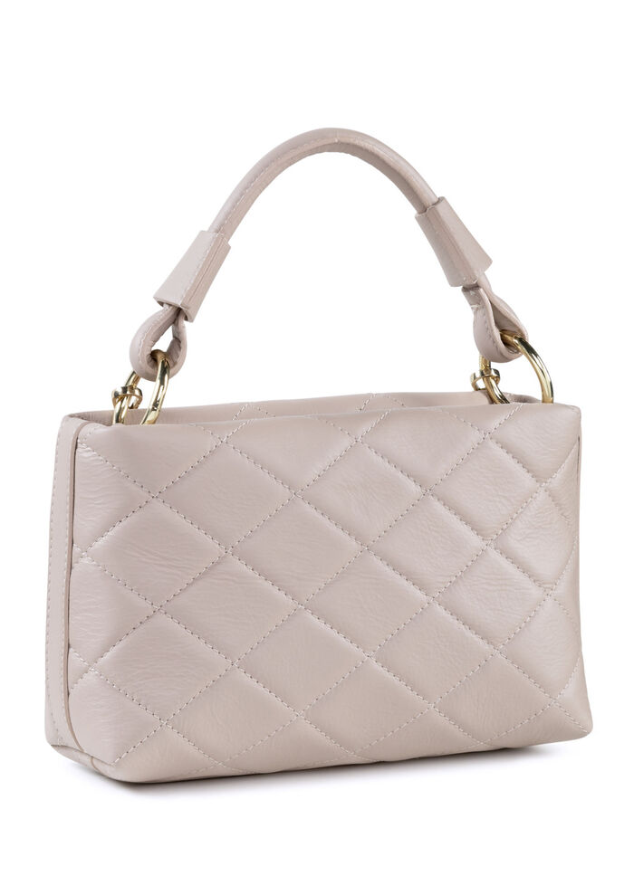 Laurina Tasche mit trendiger Ziersteppung PUDERROSÉ