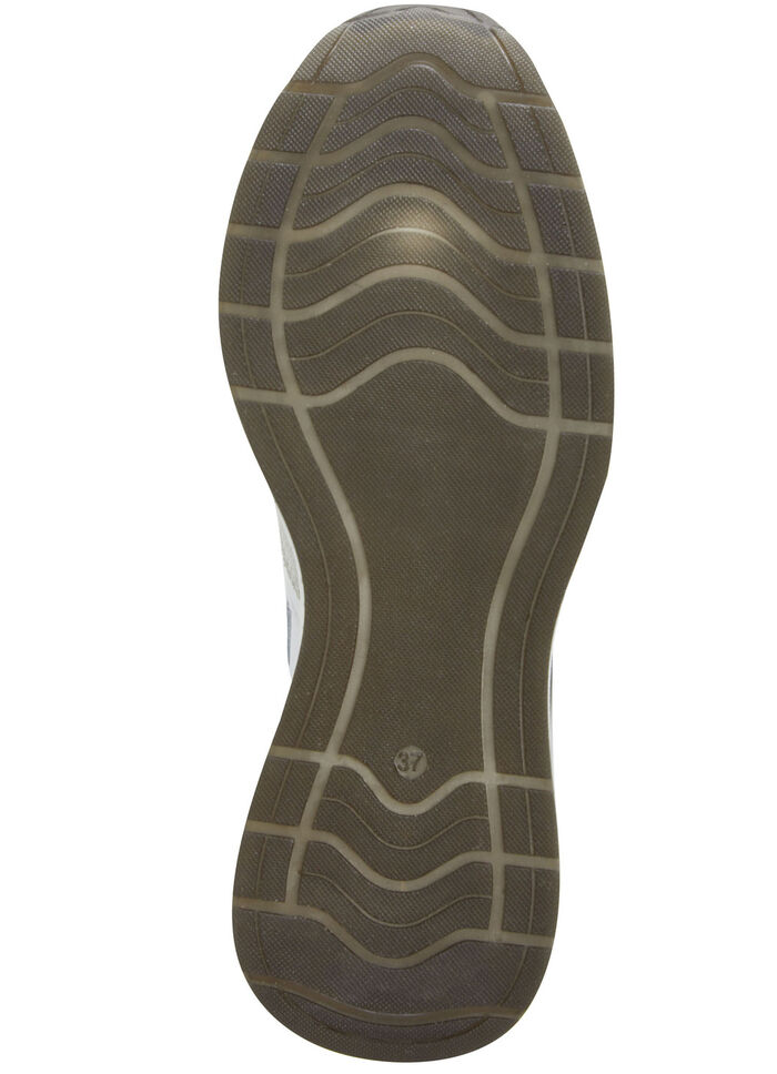 ELENA EDEN Spangenschuh mit Glitzereinsätzen WEISS-EISGRAU