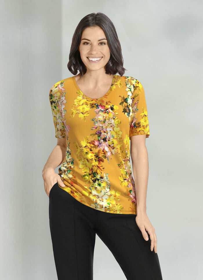 Shirt mit Rundhalsausschnitt  