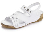 Andrea Conti Sandale mit Metallschmuck WEISS
