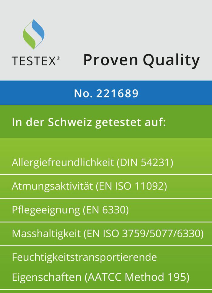 Erstklassige Daunenkissen-Sonderserie blau & creme aus dem Schwarzwald 