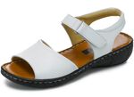ELENA EDEN, modische Damen-Sandalen, Weite G, mit Klettverschluss 