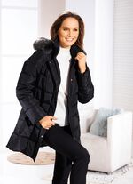 Longjacke mit ansprechendem Dessin 