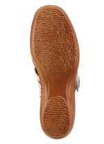 ELENA EDEN, sommerliche Damen-Spangenschuhe, Weite H, mit herausnehmbarem Fu&szlig;bett WEISS