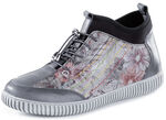 Gemini Bootie mit effektvollen Steppnähten GRAU-BUNT