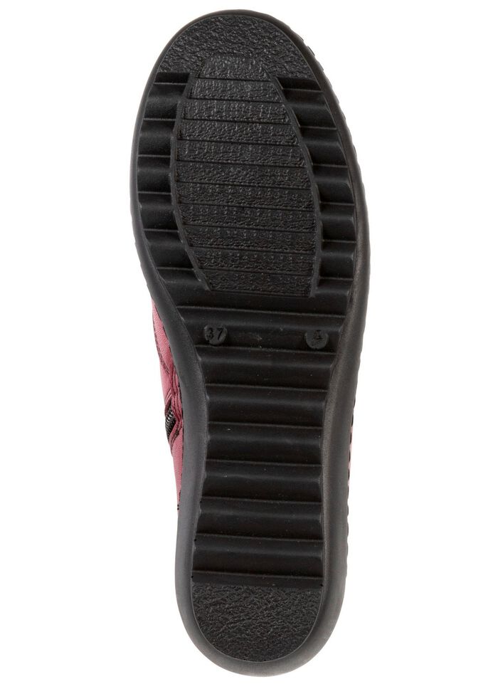 Gemini, bequeme Damen-Boots, Weite G, mit herausnehmbarem Fu&szlig;bett BORDEAUX