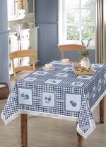 Pflegeleichte Wachstuch-Tischdecke 