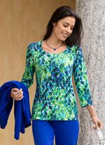 Shirt mit farbbrillantem Alloverdruck 