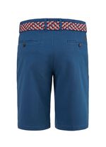 L&auml;ssige "Redpoint"-Bermudas mit Stoffg&uuml;rtel in 3 Farben DUNKELBLAU