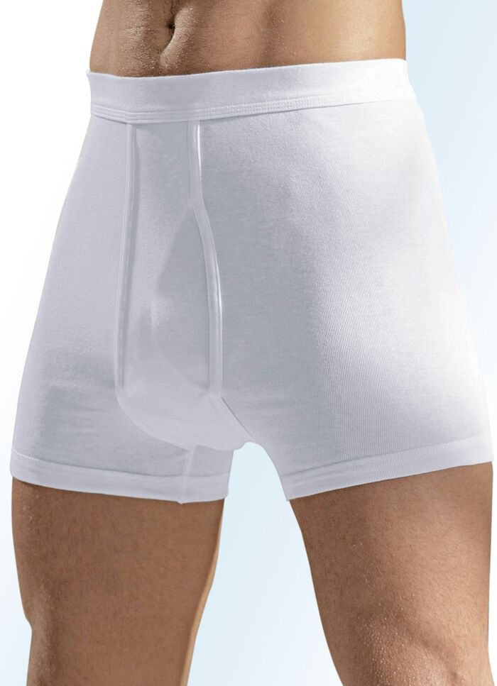 Hermko Viererpack Unterhosen aus Feinripp 
