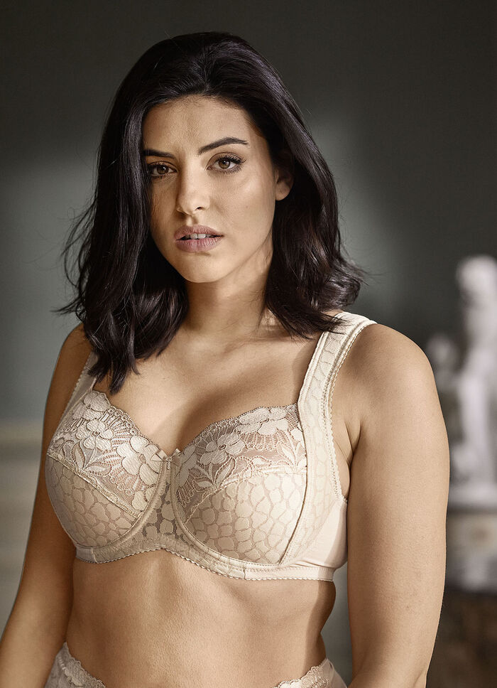 Miss Mary B&uuml;gel-BH mit strukturiertem Vorderteil BEIGE