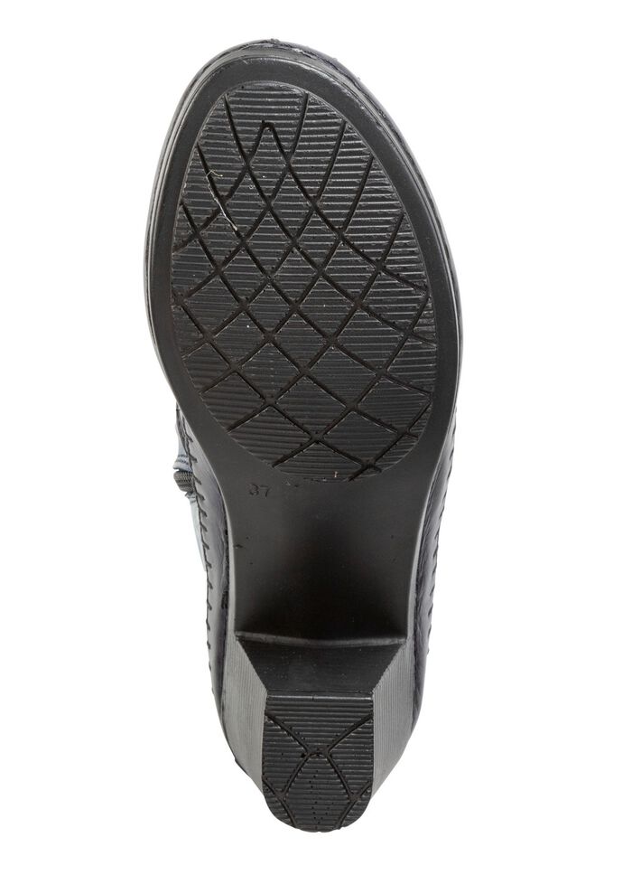 Gemini, modische Damen-Stiefeletten, Winterschuhe, Weite G, mit Rei&szlig;verschluss BLAU